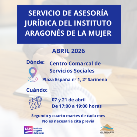 Imagen Servicio de Asesoría Jurídica del Instituto Aragonés de la Mujer